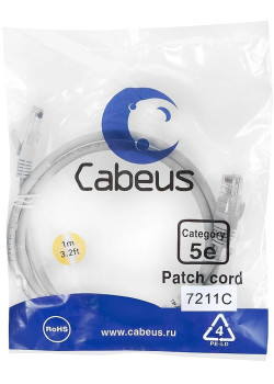 Cabeus PC-UTP-RJ45-CAT.5E-1M