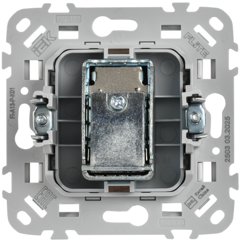 FLITE Розетка TV экранированная проходная тип M РТВм-1-1-2-ФлБ белый IEK FLITE Розетка TV экранированная проходная тип M РТВм-1-1-2-ФлБ белый IEK