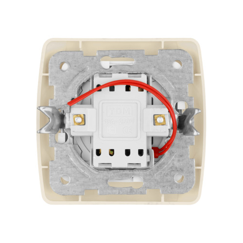Выключатель 2 кл. с подсветкой 10А сл. кость Выключатель 2 кл. с подсветкой 10А сл. кость