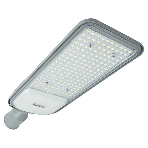 Светодиодный уличный консольный светильник Feron SP3050 150W 5000K 230V, серый Светодиодный уличный консольный светильник Feron SP3050 150W 5000K 230V, серый