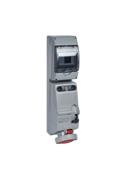 Комбинированный щиток - P17 Tempra Pro - с рейкой DIN - IP 66 - 380/415 В~ - 63 A - 3К+Н+З