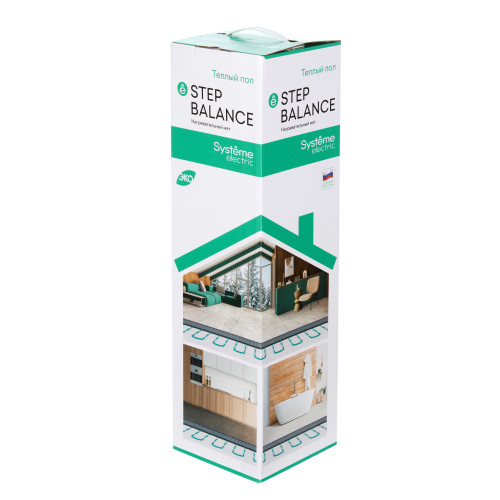 Теплый пол мат нагревательный STEP BALANCE, SBM150070, 150 Вт/м2, 1050 Вт, 7 м2