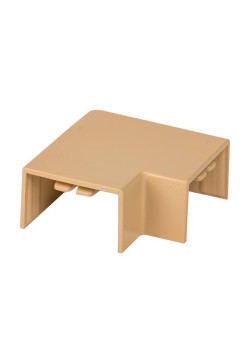 Поворот 90 гр. (25x16) (4 шт) свет. дерево EKF-Plast