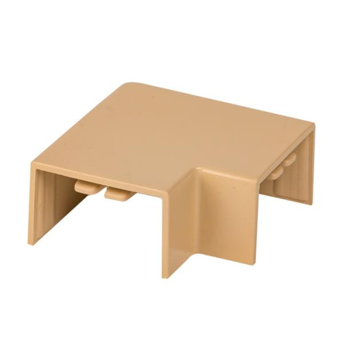 Поворот 90 гр. (25x16) (4 шт) свет. дерево EKF-Plast