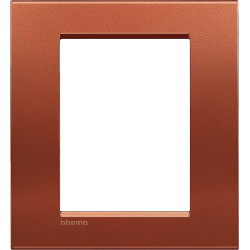LivingLight Рамка прямоугольная, 3+3 модуля, цвет Красный шелк