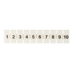 Маркеры для UT/ST/Push-in 6 с нумерацией 1-10 (100 шт.) EKF