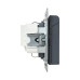 Механизм роз., 16А, IP44, с.з., с.ш., c крышкой, графит., Эпика EKF Механизм роз., 16А, IP44, с.з., с.ш., c крышкой, графит., Эпика EKF