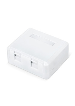 Корпус настенной розетки WR-MB-2 для установки 2-х вставок типа Keystone Jack бел. WRline 505220