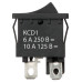 Выключатель клавишный KCD1-201 250В AC/DC, 2P, 6А, (4с), ON-OFF, черный, Mini TDM Выключатель клавишный KCD1-201 250В AC/DC, 2P, 6А, (4с), ON-OFF, черный, Mini TDM