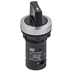 Переключатель IP65 2 позиции моноблок 1NO+1NC чёрный MASTER IEK