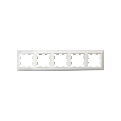 BRITE Рамка 5-местная РУ-5-Бр белый/белый IEK BRITE Рамка 5-местная РУ-5-Бр белый/белый IEK