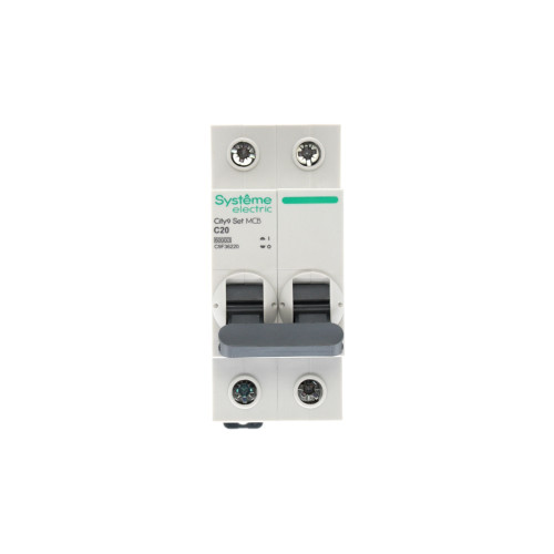 City9 Set Автоматический выключатель (АВ) С 20А 2P 6kA 230В