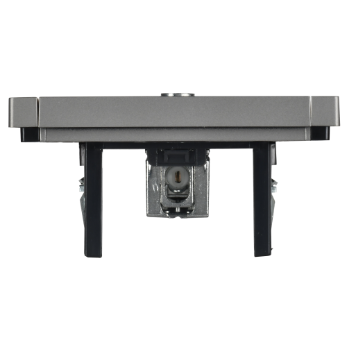 FORTE&PIANO Розетка TV оконечная FP528 сталь IEK