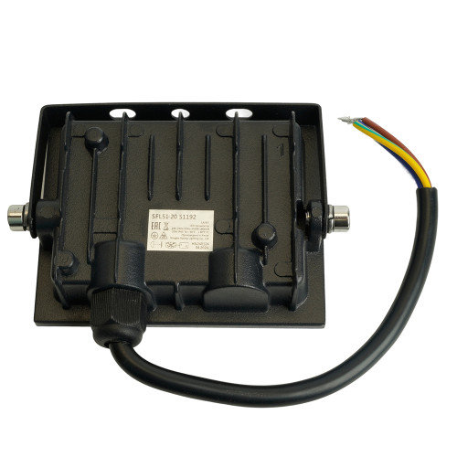 Светодиодный прожектор SAFFIT SFL51-20 IP65 20W 6500K черный Светодиодный прожектор SAFFIT SFL51-20 IP65 20W 6500K черный