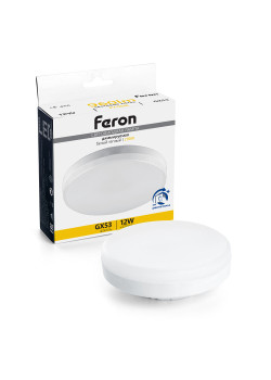 Лампа светодиодная диммируемая Feron LB-456 GX53 12W 230V 2700K