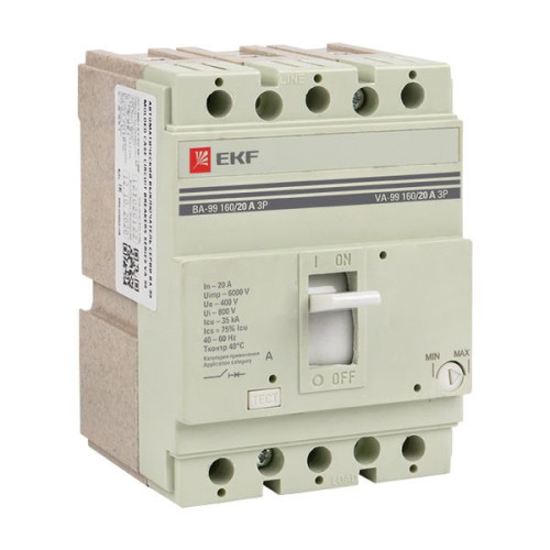 ВА-99 160/20А 3P 35кА EKF