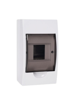 Бокс модульный накладной PDB/W 1004 WH (ЩРН-П- 4) IP41 пластик. Pro JazzWay 5071643