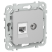 FLITE Розетка 2-местная RJ45/TV категория 5Е UTP РКТВ5е-2-0-ФлА алюминий IEK FLITE Розетка 2-местная RJ45/TV категория 5Е UTP РКТВ5е-2-0-ФлА алюминий IEK