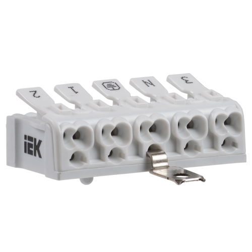 Клемма пружинная соединительная КСПнз5-3L+N+PE IEK
