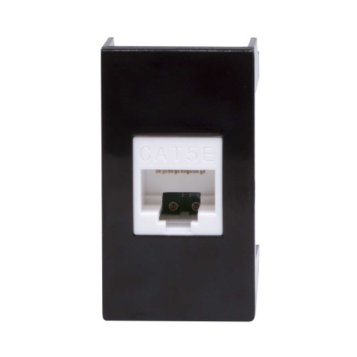 Розетка RJ-45 кат.5E, ЭУИ Вива (Viva),1 мод.,черн