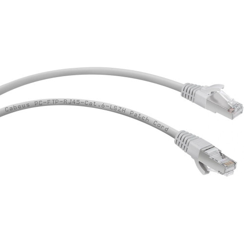 Патч-корд Cabeus PC-FTP-RJ45-CAT.6-2M-LSZH F/UTP RJ-45 вил.-вилка RJ-45 кат.6 2м серый LSZH Патч-корд Cabeus PC-FTP-RJ45-CAT.6-2M-LSZH F/UTP RJ-45 вил.-вилка RJ-45 кат.6 2м серый LSZH