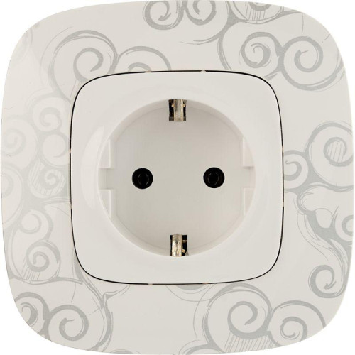 Розетка 1-м СП Valena Allure 16А IP2X 250В 2P+E безвинтов. клеммы с лицев. панелью механизм бел. Leg 753721 Розетка 1-м СП Valena Allure 16А IP2X 250В 2P+E безвинтов. клеммы с лицев. панелью механизм бел. Leg 753721