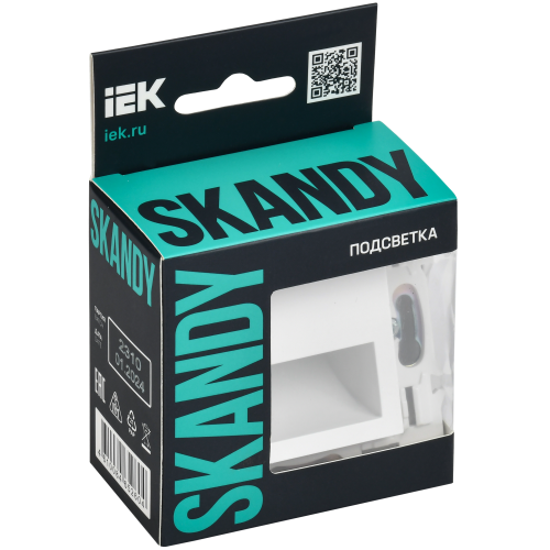 SKANDY Подсветка LED встраиваемая SK-L01W арктический белый IEK SKANDY Подсветка LED встраиваемая SK-L01W арктический белый IEK