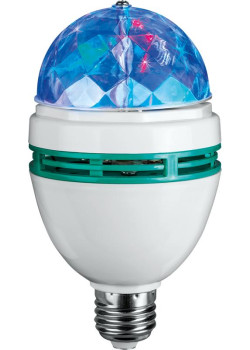 Лампа светодиодная 61 120 OLL-DISCO-3-230-RGB-E27 3Вт ОНЛАЙТ 61120