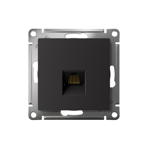 ATLASDESIGN РОЗЕТКА компьютерная RJ45 кат. 5e, механизм, КАРБОН ATLASDESIGN РОЗЕТКА компьютерная RJ45 кат. 5e, механизм, КАРБОН