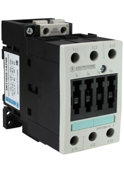3RT1035-1AP00, 3-пол., 40A, AC-3, 18,5кВт/400V, 230V AC, 50/60Гц, типоразмер S2, винтовые клеммы, IP20, контактор электромагнитный  (ЭТ)