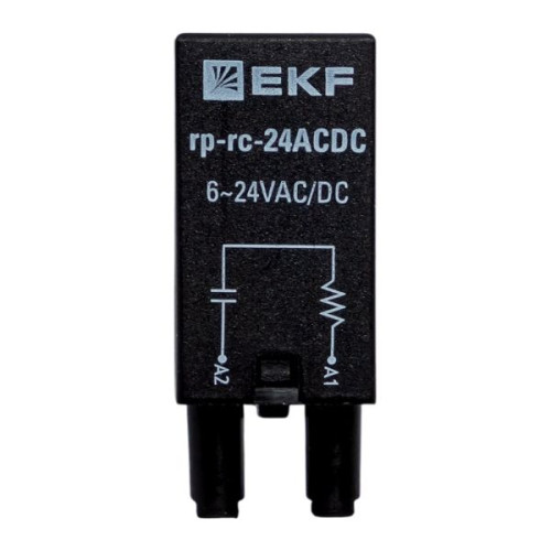 Модуль защитный RC 6-24В AC/DC для промежуточных реле RP AVERES EKF Модуль защитный RC 6-24В AC/DC для промежуточных реле RP AVERES EKF