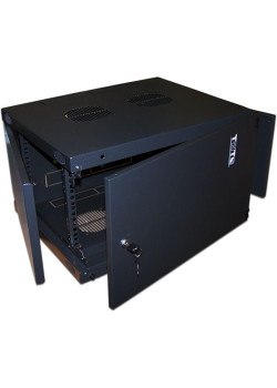 Шкаф коммутационный Lanmaster TWT-CBWNM-12U-6X6-BK 12U 600x600мм пер.дв.металл черный