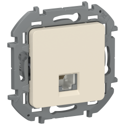 IEKINSPIRIA Розетка телефонная RJ11 6738211 слоновая кость IEK