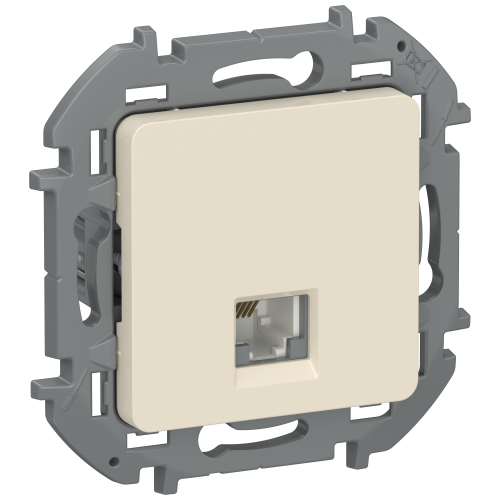 IEKINSPIRIA Розетка телефонная RJ11 6738211 слоновая кость IEK