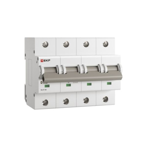 Авт. выкл. ВА 47-125 4P 100А (D) 15кА PROXIMA EKF