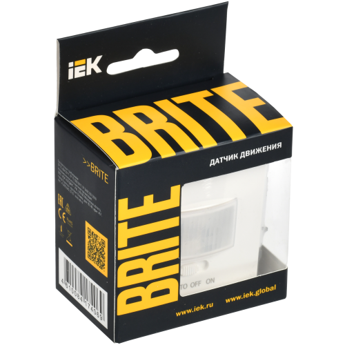 BRITE Датчик движения ДС10-1-БрБ белый IEK BRITE Датчик движения ДС10-1-БрБ белый IEK