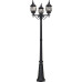 Светильник садово-парковый Feron 8115/PL8115 столб 3*100W E27 230V, черный Светильник садово-парковый Feron 8115/PL8115 столб 3*100W E27 230V, черный