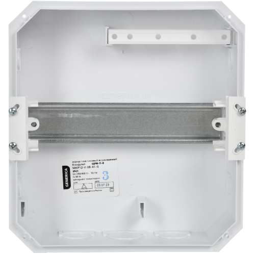 Корпус пластиковый ЩРВ-П-8 черная прозрачная дверь IP41 GENERICA Корпус пластиковый ЩРВ-П-8 черная прозрачная дверь IP41 GENERICA