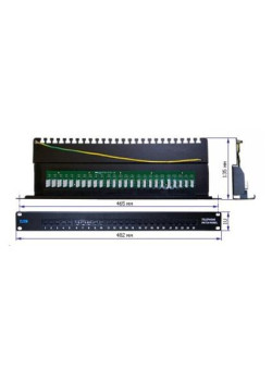 LANMASTER TWT-PP25TEL45