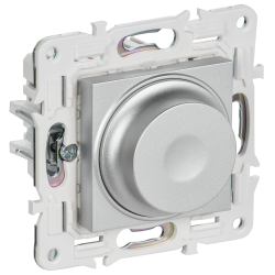 SKANDY Светорегулятор поворотный 600Вт SK-D01S серебряный IEK