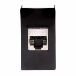 Розетка RJ-45 кат5E,экр, ЭУИ Вива (Viva),1 мод.,черн