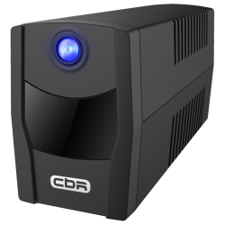 Башенный линейно-интерактивный ИБП/ ИБП CBR [QTM-1050T-4I-LCUC] Line Interactive  1050VA/600W 9Ah12V 4 x C13, HID-USB, RJ45/11