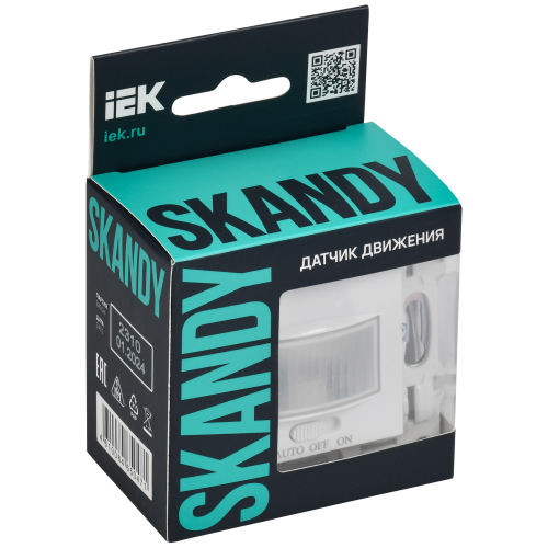 SKANDY Датчик движения SK-S01W арктический белый IEK SKANDY Датчик движения SK-S01W арктический белый IEK