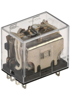 Реле РЭК 77-4(LY4) с инд. 10А 24В DC IEK RRP10-4-10-024D-LED