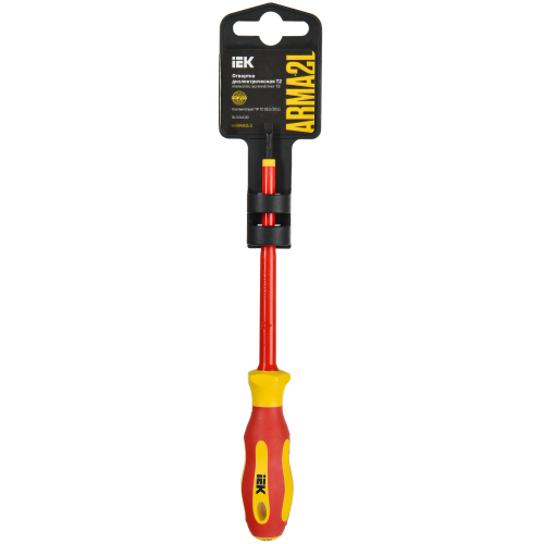 ARMATOOL Отвертка диэлектрическая SL3,5х100 Т2 IEK