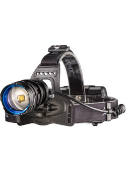 Фонарь налобный аккум. 10Вт Laser LED/Li-ion18650 3х1200мА.ч алюм. КОСМОС (KOC854Lit)