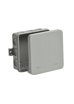 Коробка распределительная ОП 100х100х35мм IP54 12 вводов сер. Ruvinil 67095