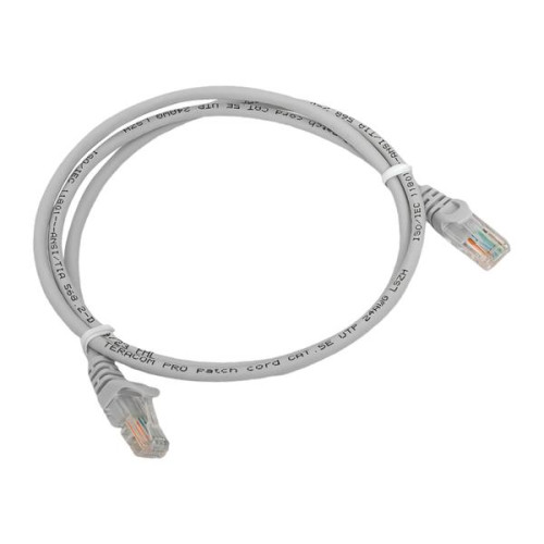 Патч-корд TERACOM PRO Cat.5E неэкран. UTP LSZH серый (1,0м)