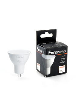 Лампа светодиодная Feron.PRO LB-1610 MR16 G5.3 10W 175-265V 2700K