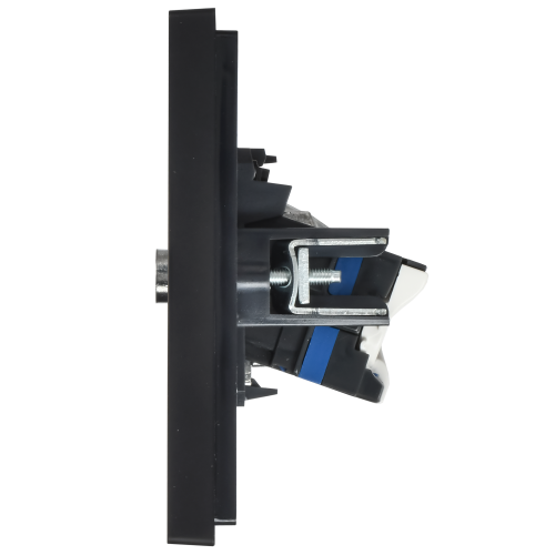 FORTE&PIANO Розетка двойная TV+RJ45 кат.6 FP137 черный IEK